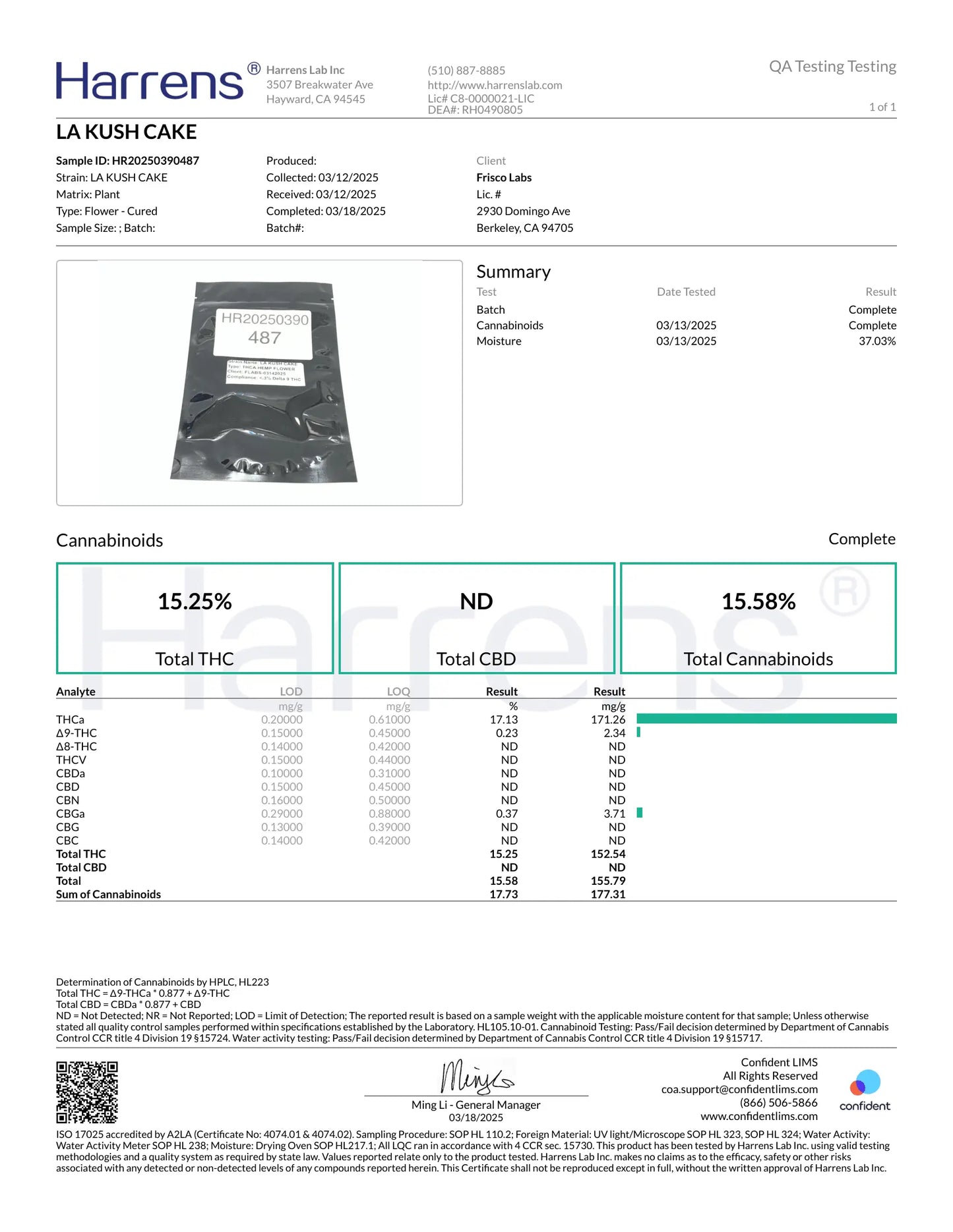 1 Pound - AAA- Los Angeles Kush Cake THCA Small FL Fulfillment Center