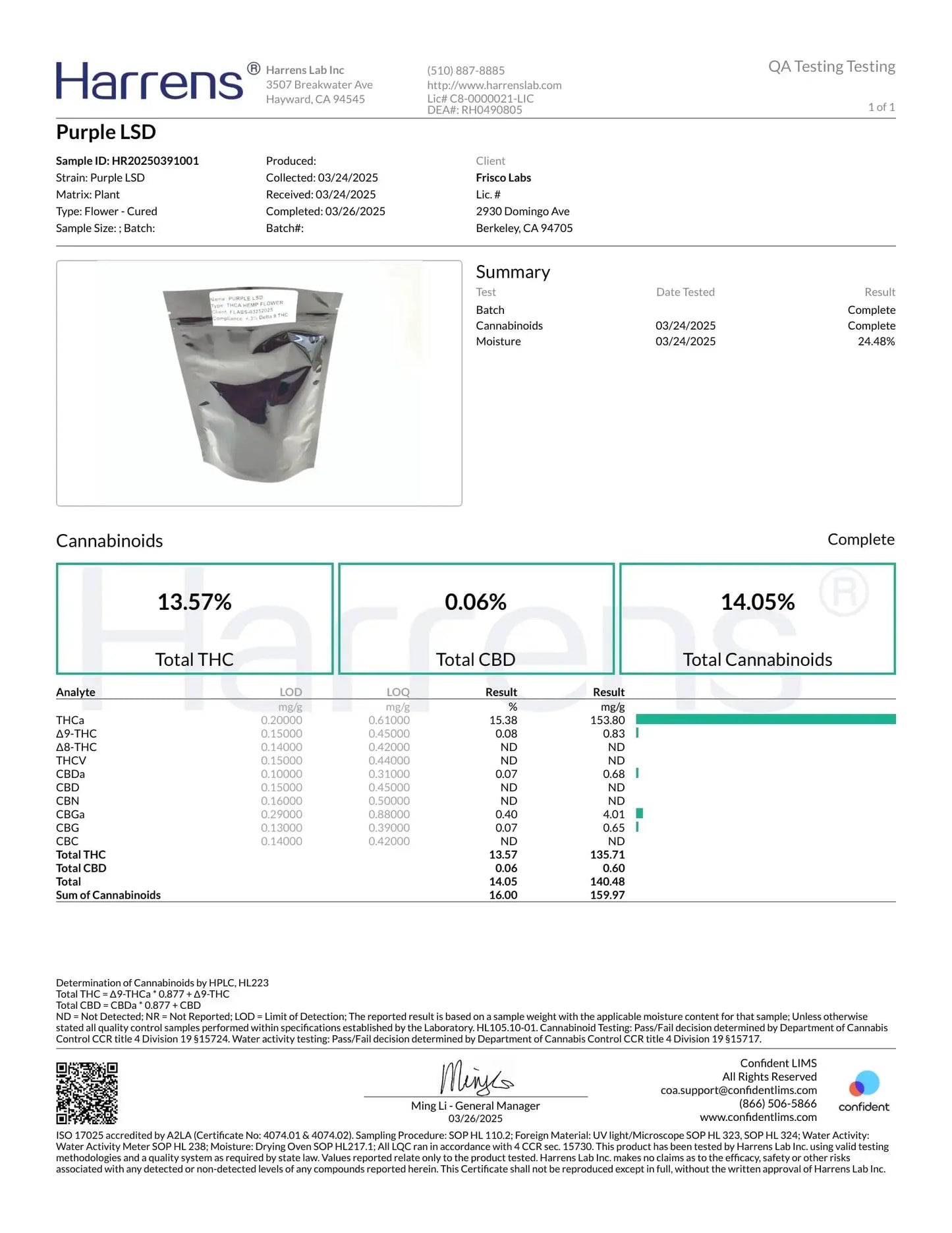 1 Pound of Purple LSD THCA FL Fulfillment Center