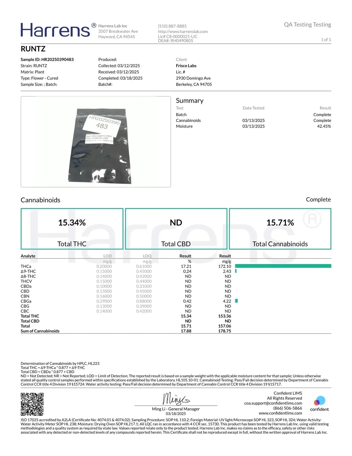 1 Pound of Runtz THCA (Smalls) FL Fulfillment Center