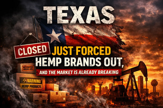 Texas Just Forced Hemp Brands Out, and the Market Is Already Breaking FriscoLabs.com