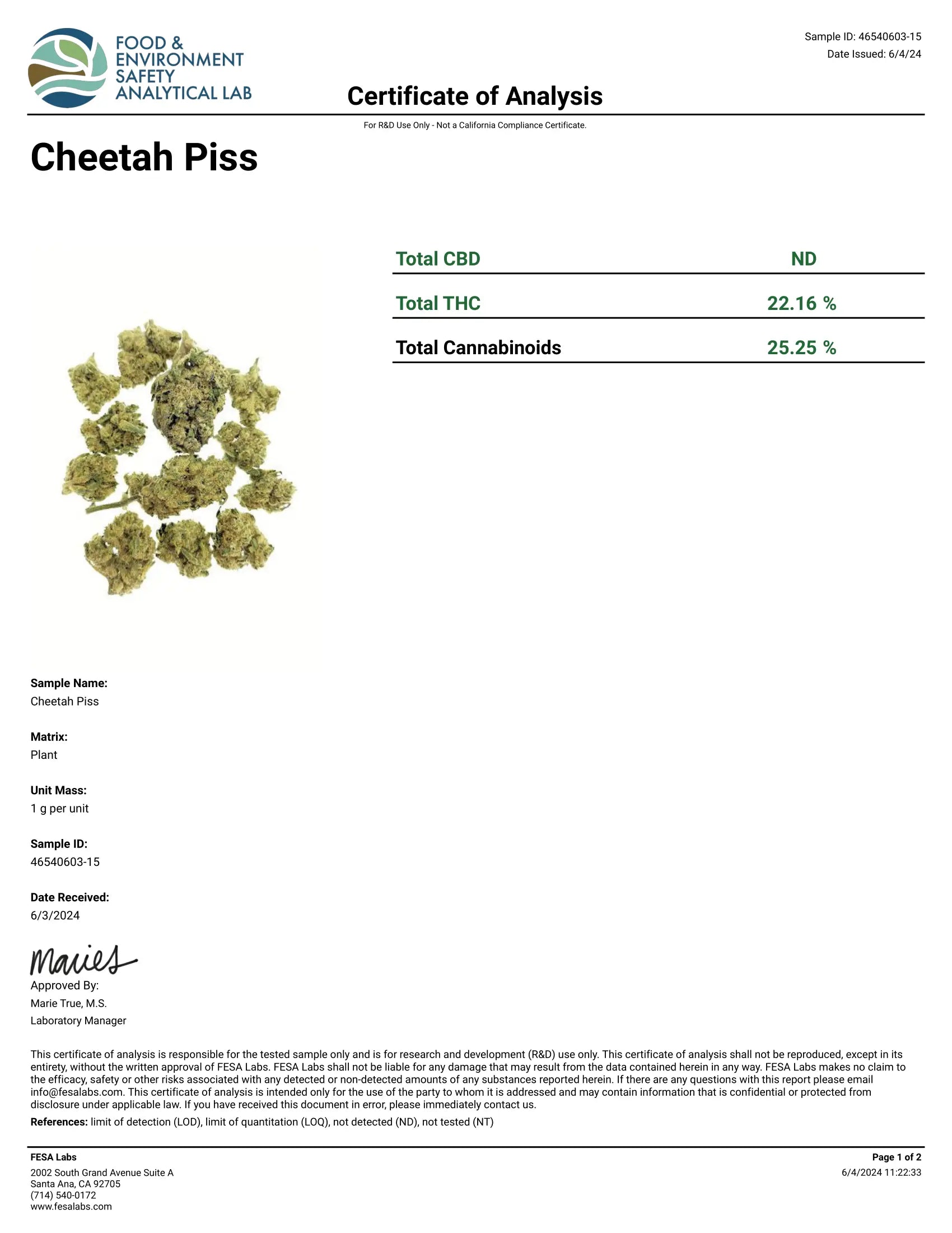 1 Pound - Cheetah Mintz THCA Smalls FL Fulfillment Center