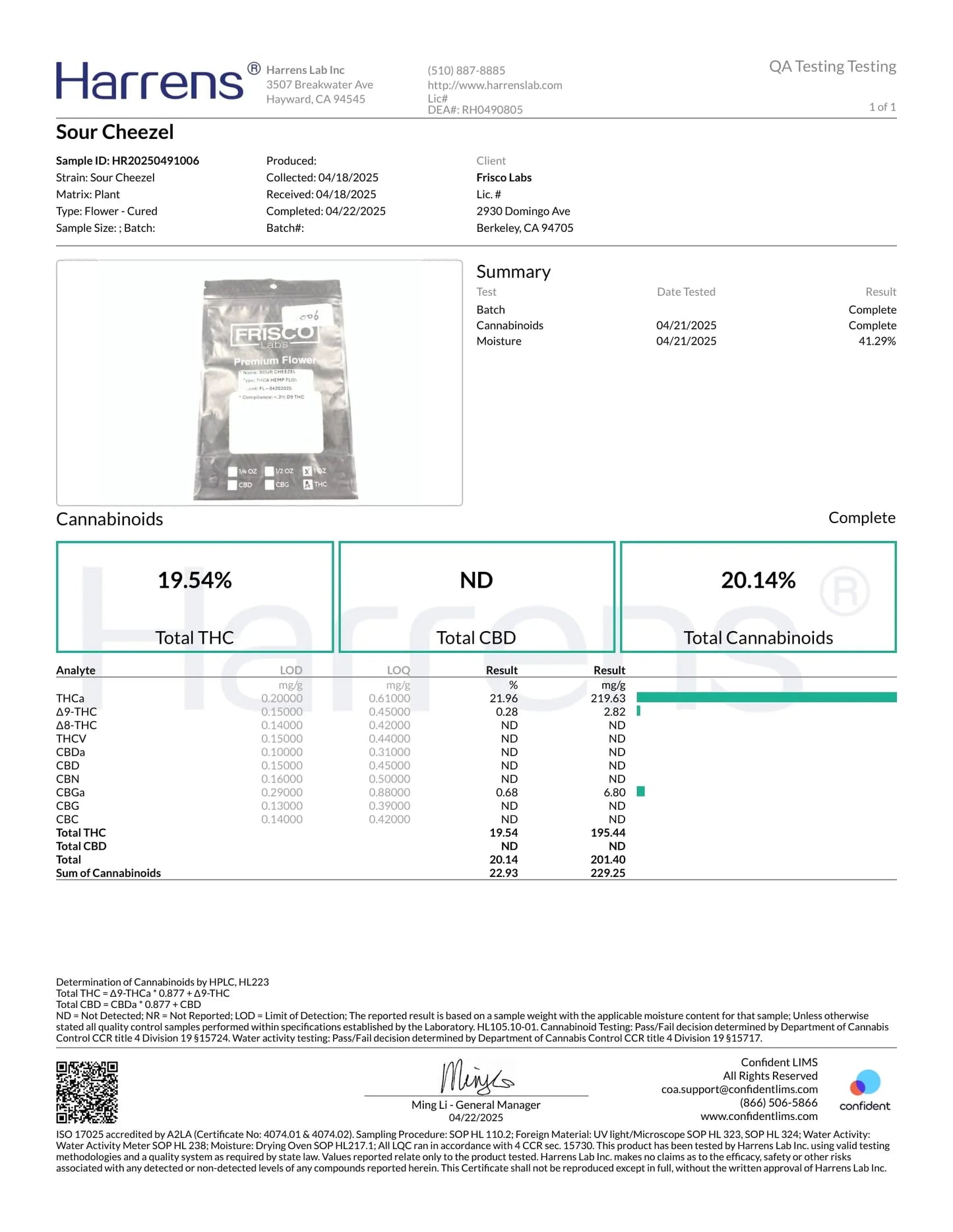 1 Pound - Sour Cheezel THCA Frisco Labs