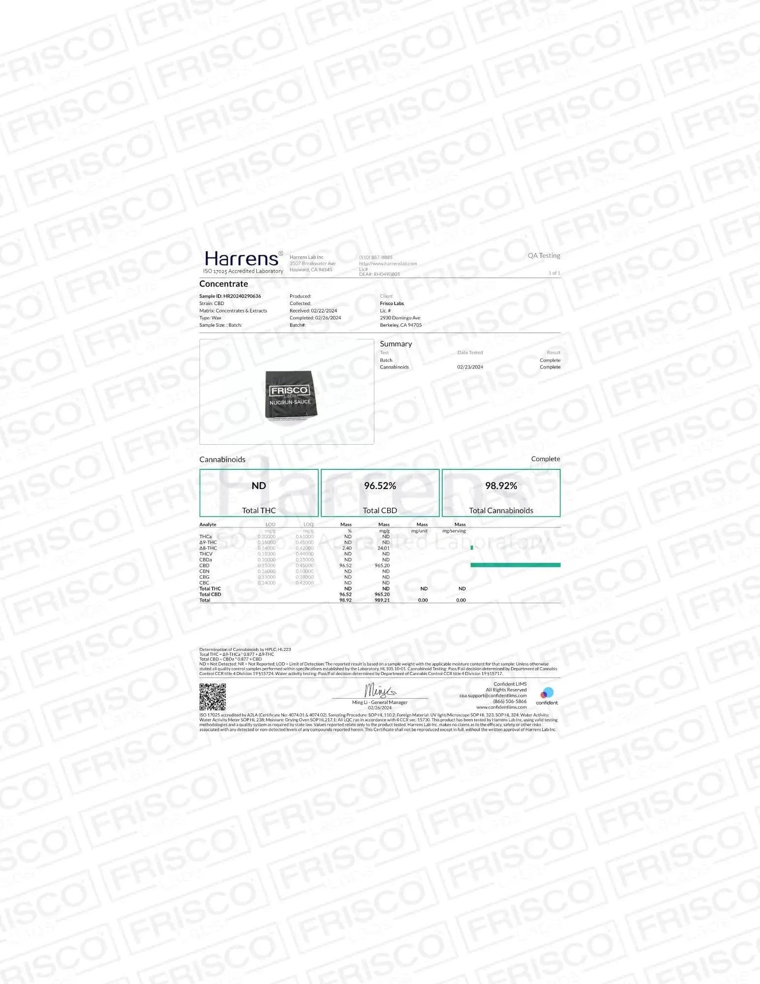 1:1 Sherblato Hybrid Nugrun Sauce 1000 Mg Frisco Labs