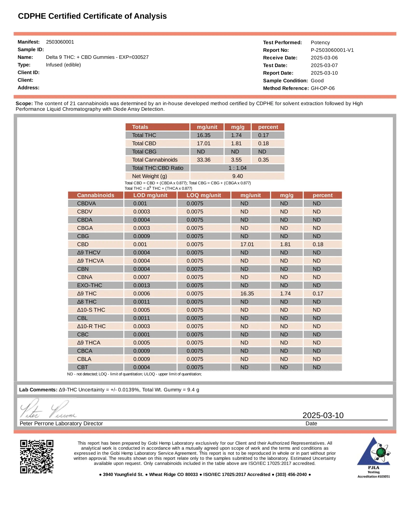 CBD+THC Gummies, Lime - 1000mg | 25 Pcs Gummies (Sour)(Hard Texture) Frisco Labs