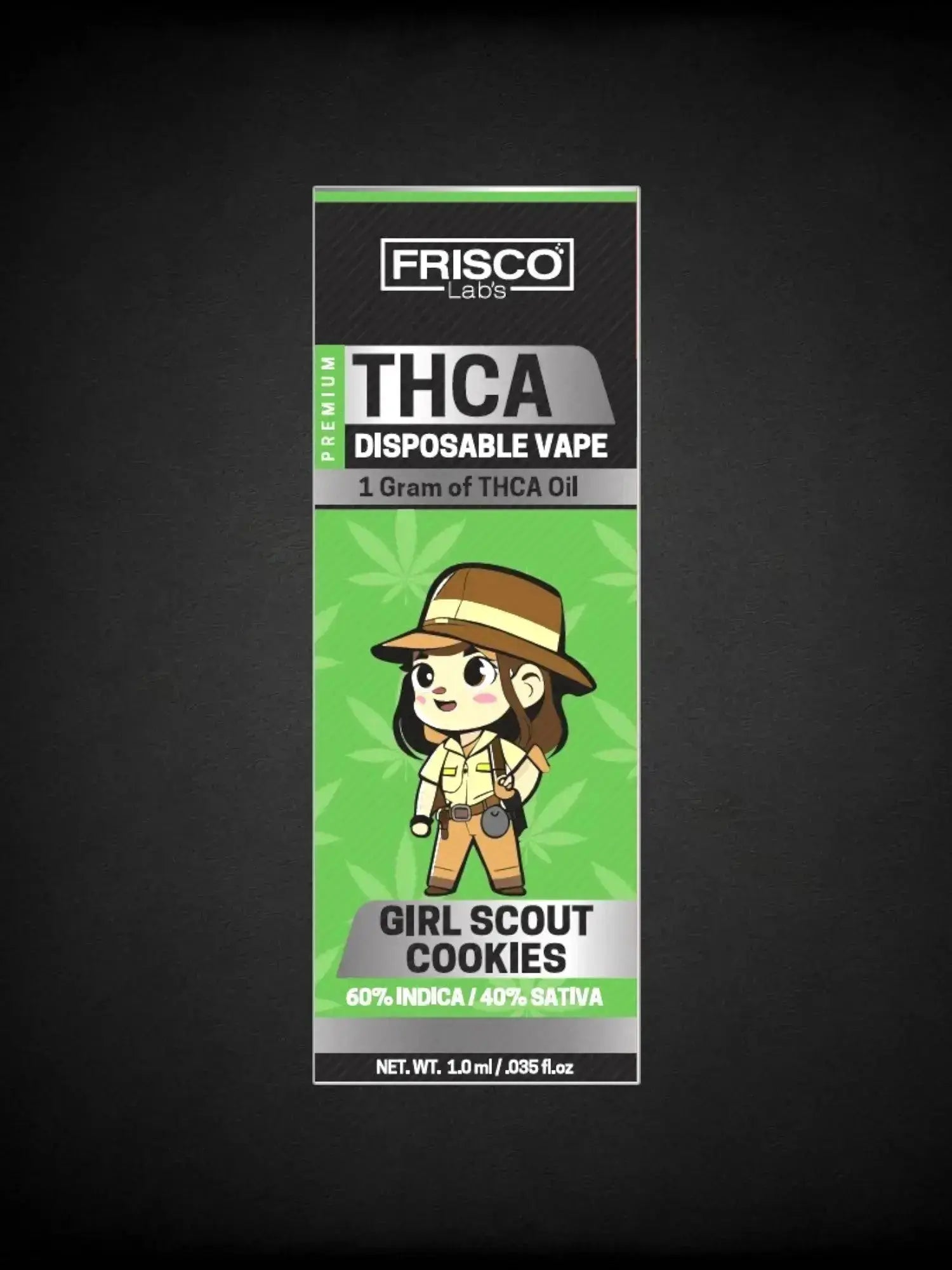 1 Gram THCA Disposable - Girl Scout Cookies Frisco Labs