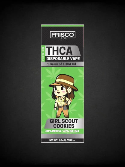 1 Gram THCA Disposable - Girl Scout Cookies Frisco Labs