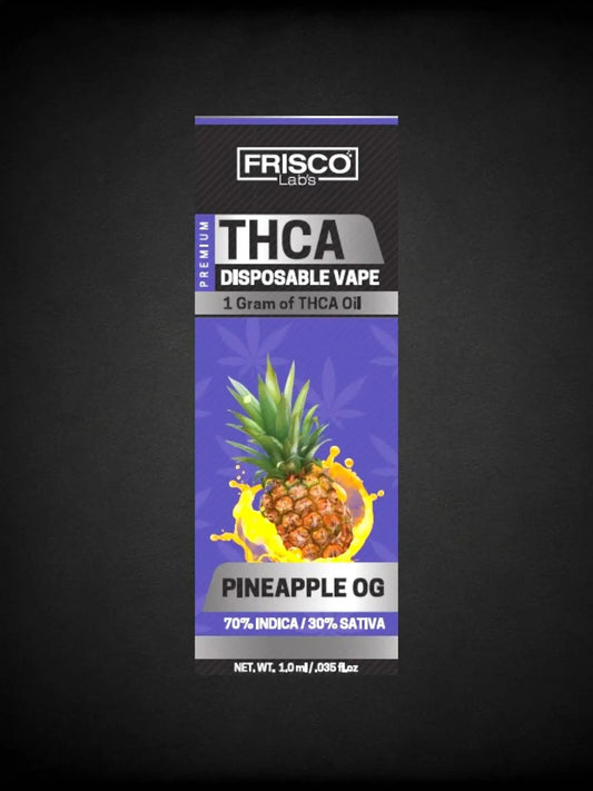 1 Gram THCA Disposable - Pineapple OG Frisco Labs