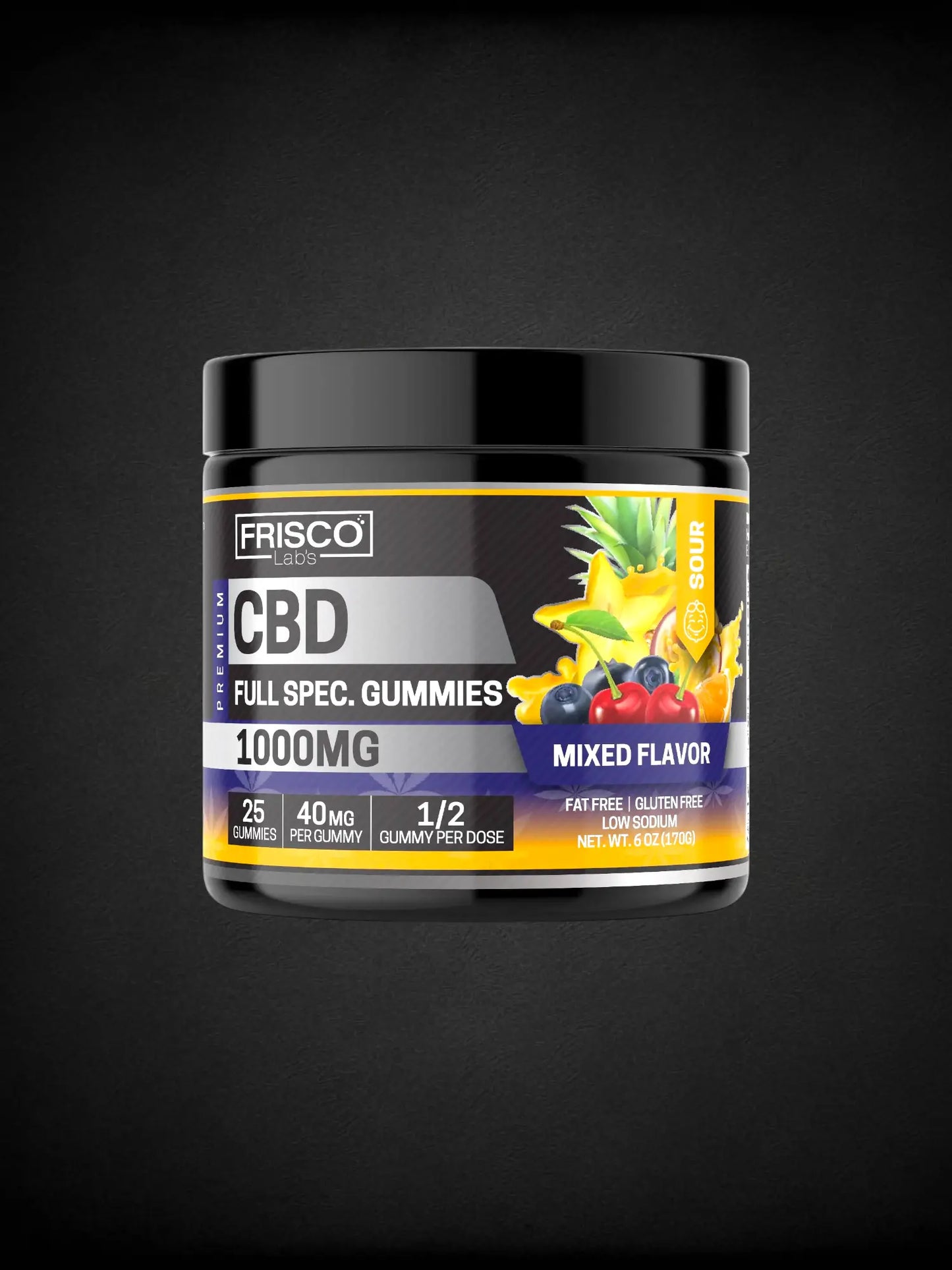 Full Spec. CBD Gummies - 1000mg | 25 Pcs Gummies 