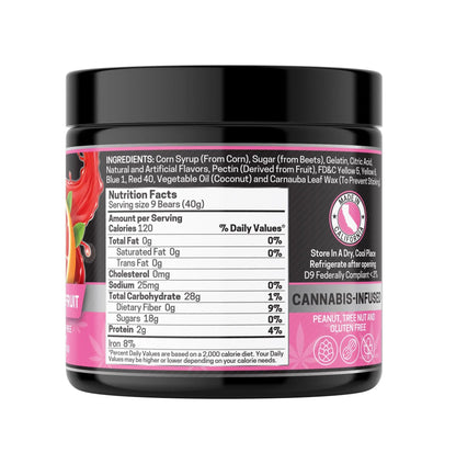 Full Spec. CBD Gummies, Pink Grapefruit - 1000mg | 25 Pcs Gummies Frisco Labs