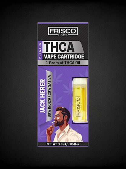 Jack Herer🧍‍♂️😮‍💨THCA Vape Cartridge Frisco Labs