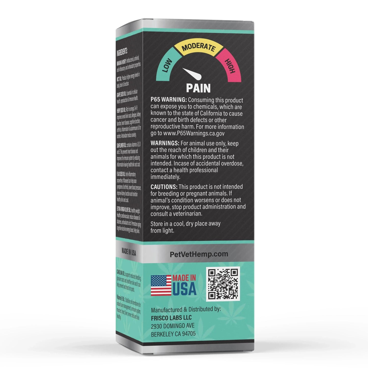 Frisco Labs - Pet Hemp Oil - Frisco Labs