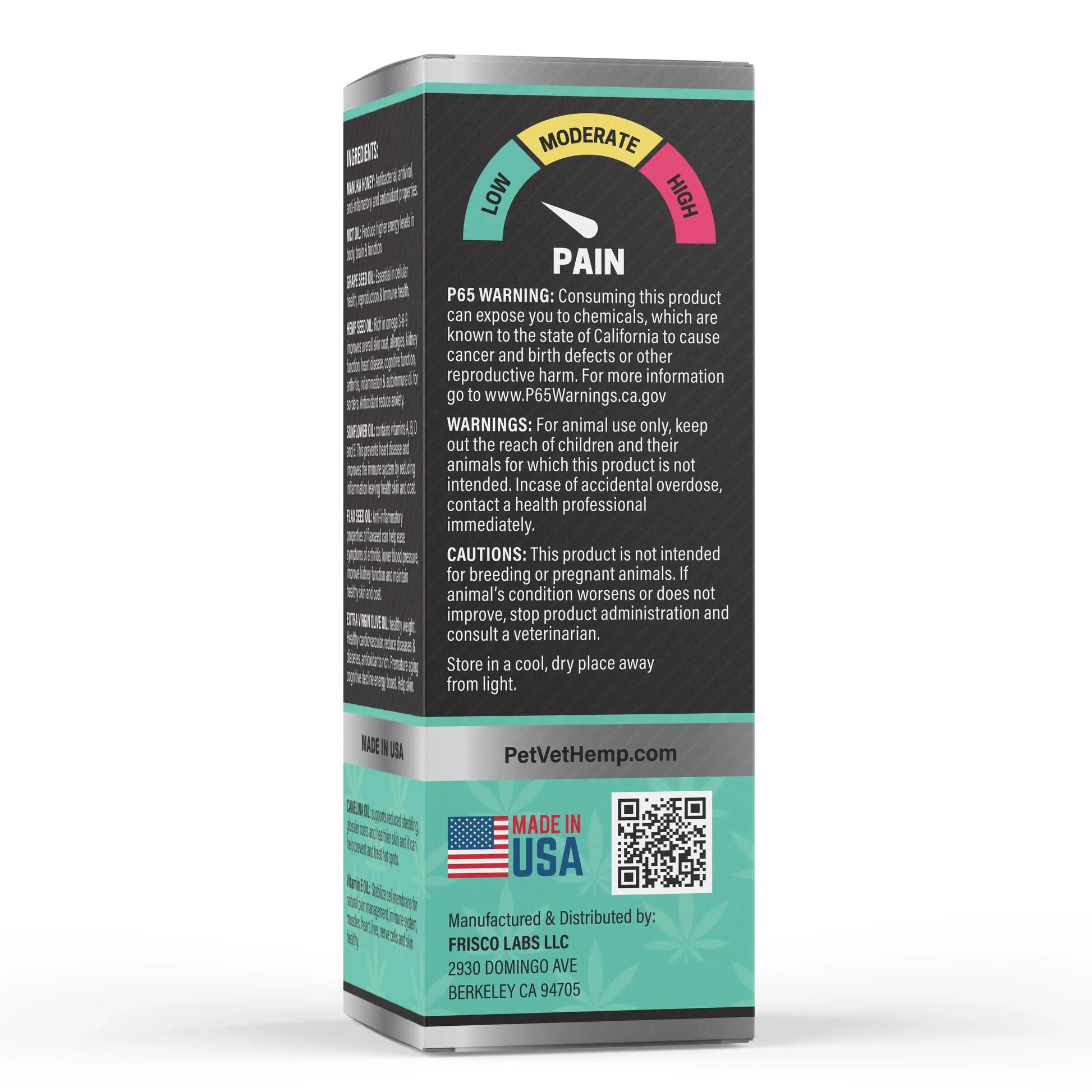 Frisco Labs - Pet Hemp Oil - Frisco Labs