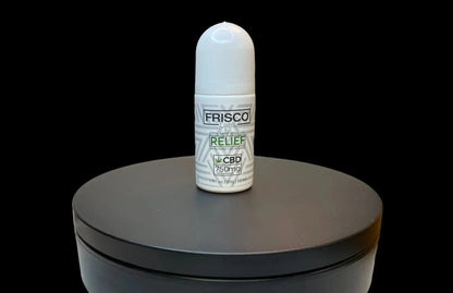 Pain Relief Gel - Cool Mint - 750 Mg CBD - Roll On Bottle - Topical Rub - Frisco Labs