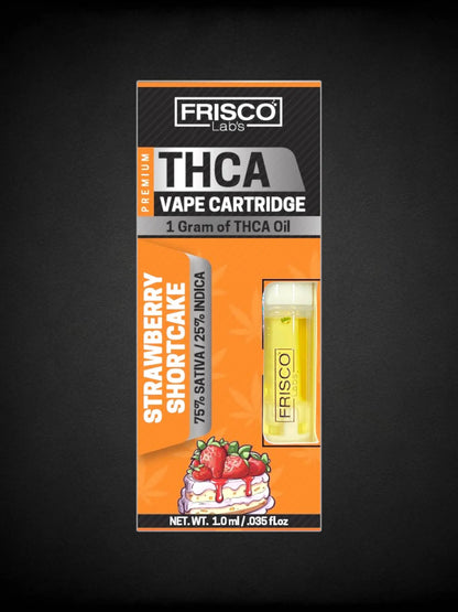 Strawberry Shortcake🍓🍰THCA Vape Cartridge Frisco Labs