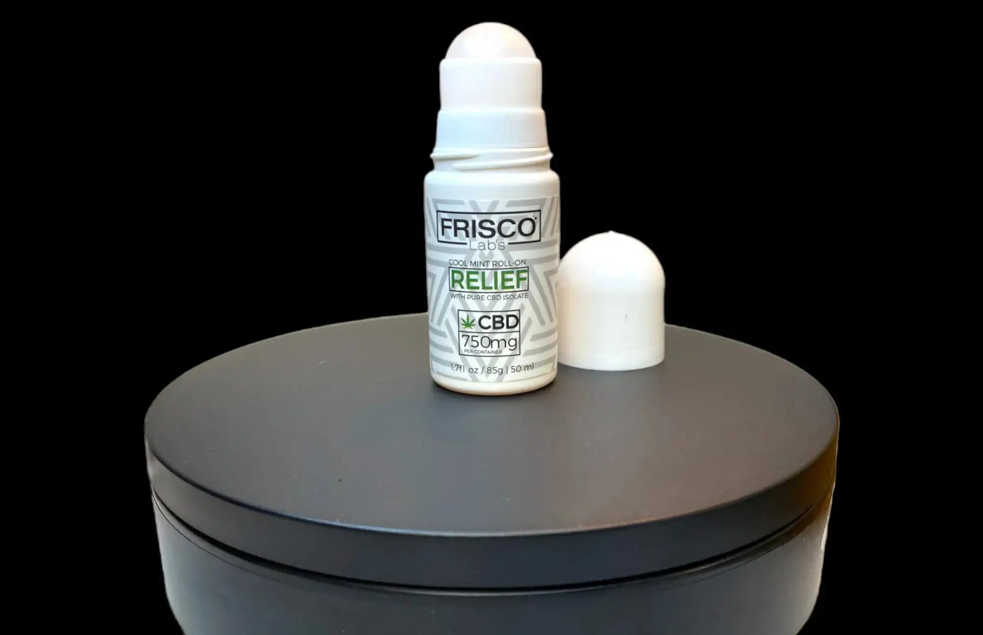 Pain Relief Gel - Cool Mint - 750 Mg CBD - Roll On Bottle - Topical Rub - Frisco Labs